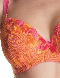 Freya Tigerlily Underwire Plunge Bra Orchid Uplifted Lingerie