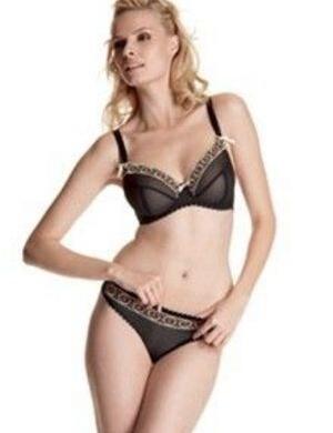 Freya Madison Balcony Bra Black Uplifted Lingerie