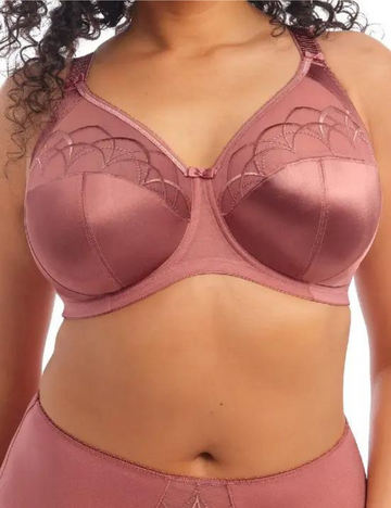 Elomi Women's Plus Size Kim Stretch Lace Underwire Plunge Bra, Caramel, 36D  at  Women's Clothing store