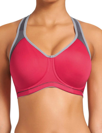 Women's Double Stripes Cute Fantasie Sports Bra