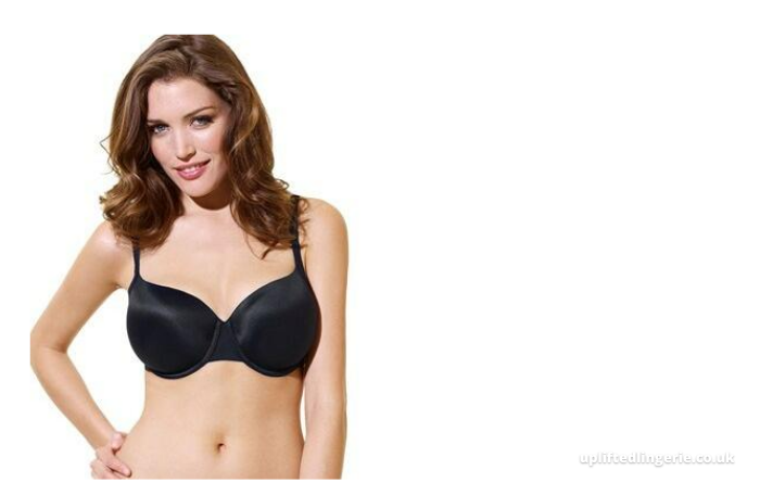 Elomi Womens Smoothing Underwired Foam Moulded Strapless Bra, 46E, Black