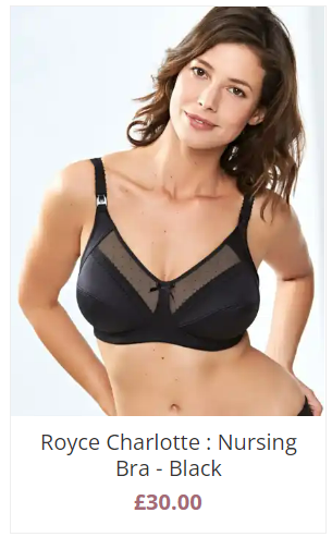 royce charlotte nursing bra