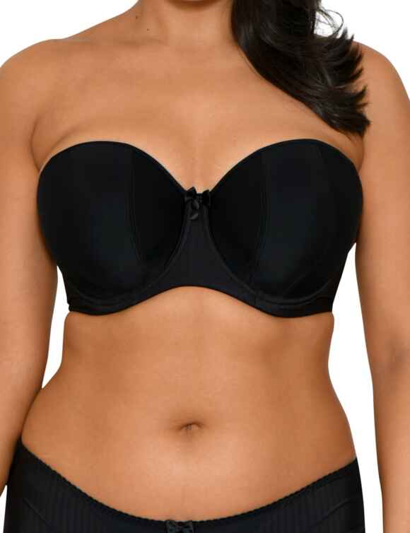 Curvy Kate Luxe Strapless Ck2601 Caramel Uplifted Lingerie 