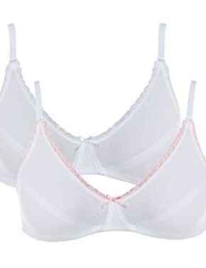 Royce My first Bra: 2 Pack Non Wired 8000 - White