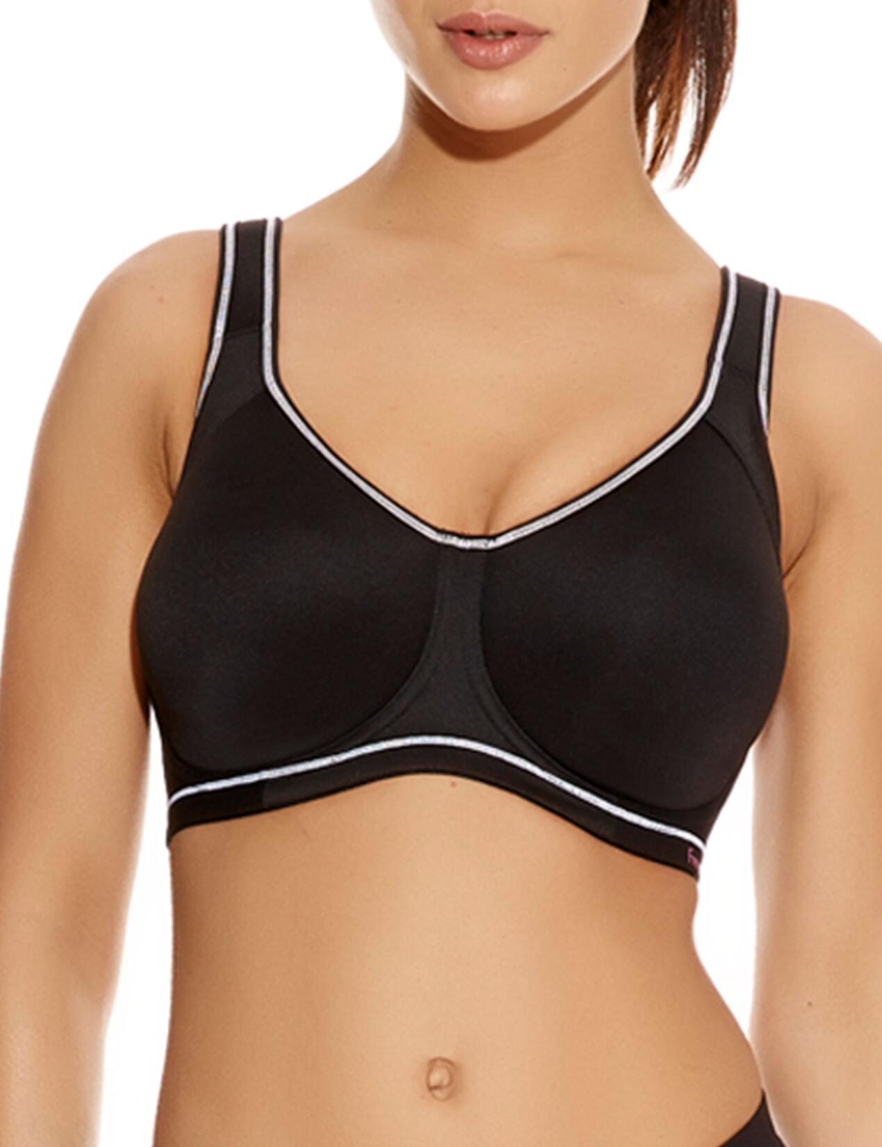 Supportive sports bra for low and medium impact activity