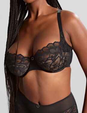 Panache Allure: Balcony Bra 10761 - Black