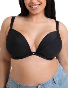 Curvy Kate Superplunge Multiway: Padded Plunge Bra CK022107 - Black