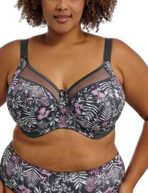 Goddess Kayla: Full Cup Banded Bra GD6162 - Charcoal