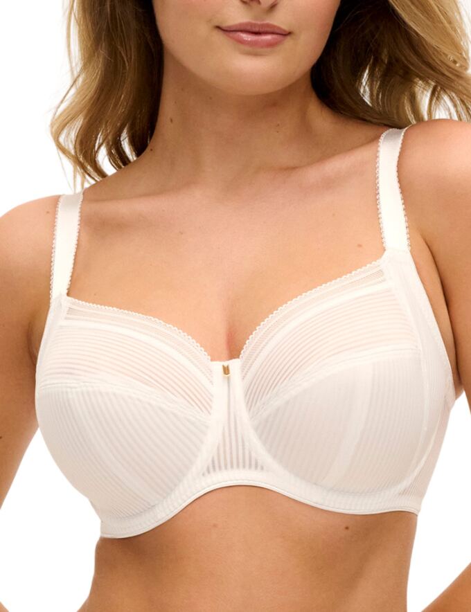 A wide-wired full cup bra that spreads support around the ribcage