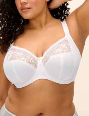 Elomi Morgan: Underwired Bra EL4111 - White