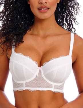 Freya Fancies: Padded Longline Bra AA1014 - White