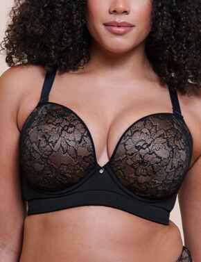 Curvy Kate Hey Girls: SuperPlunge Strapless Multiway CK071108 - Black