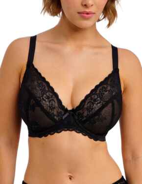 Freya Quinn: Plunge Bra AA404302 - Black