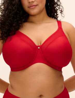Elomi Smooth: T-Shirt Bra EL4301 - Haute Red
