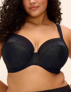 Elomi Nerina: Plunge Bra EL302734 - Black