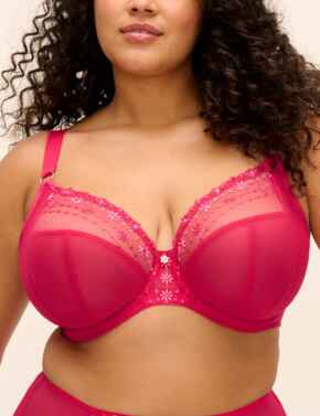 Elomi Matilda : Plunge Bra EL8900 - Hot Pink