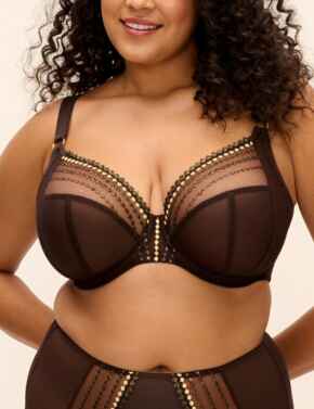 Elomi Matilda : Plunge Bra EL8900 - Gold Rush