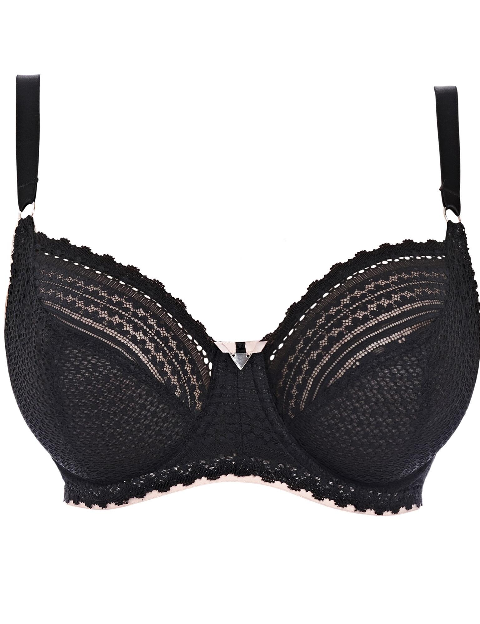 Freya Daisy Lace Balcony Bra AA5131 Black Uplifted Lingerie