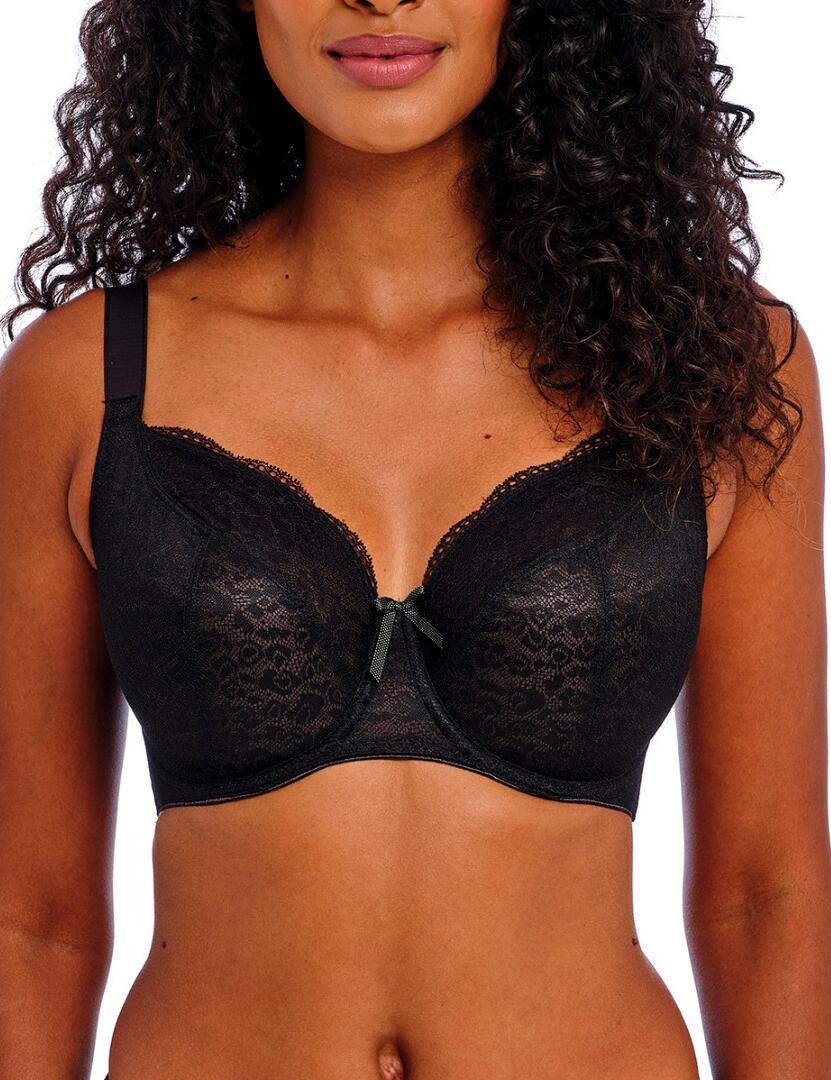 Freya Fancies balcony bra in black lace