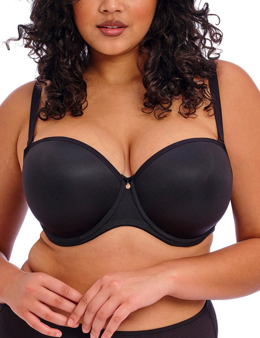 Elomi Smooth strapless bra in black