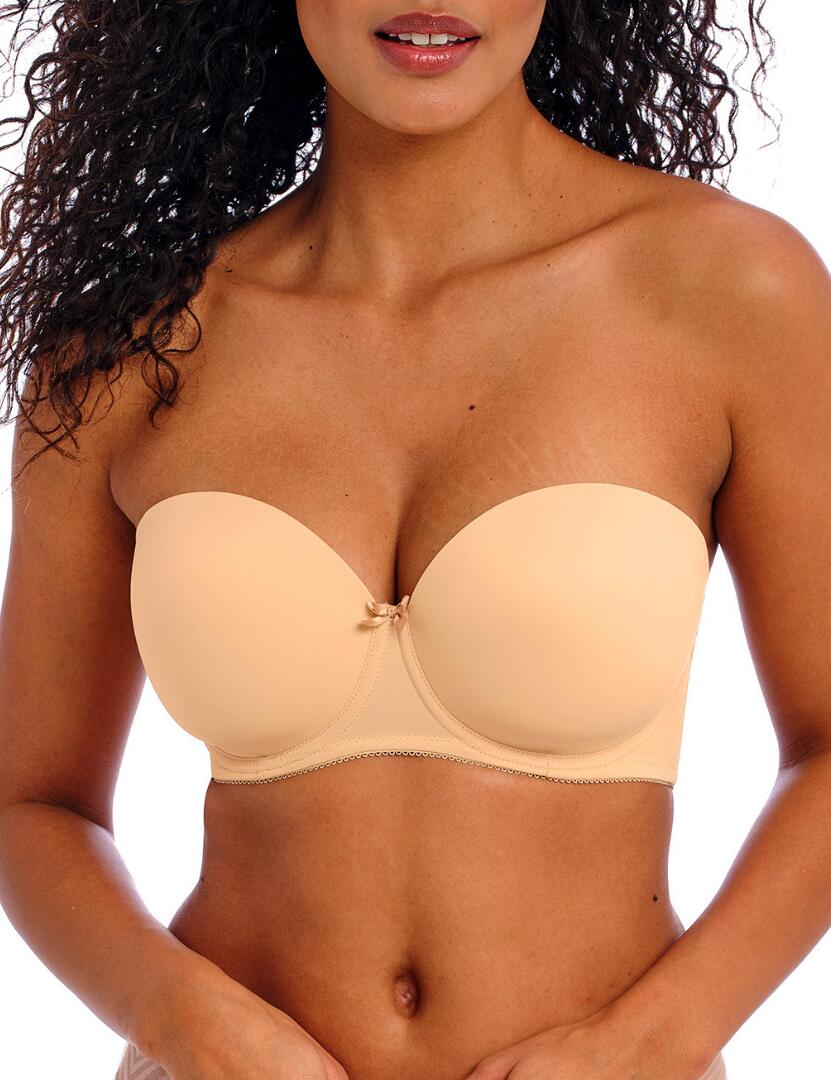 Freya Deco strapless bra in nude