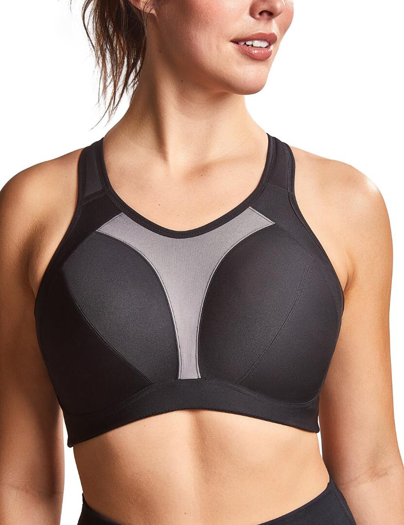 Royce Aerocool high impact sports bra in black