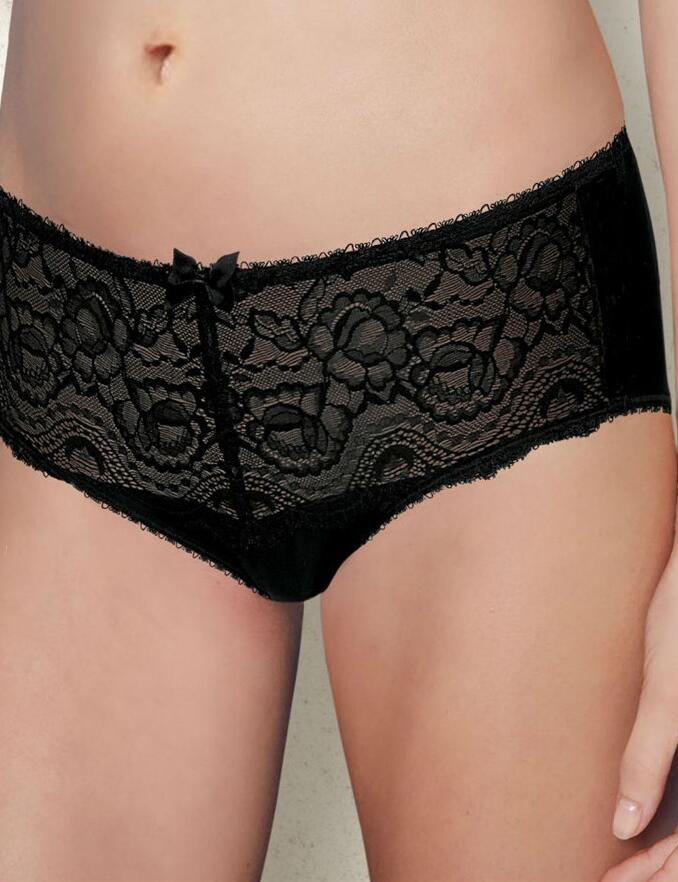 Midi knickers in black Flower Elegance Recycled - 8