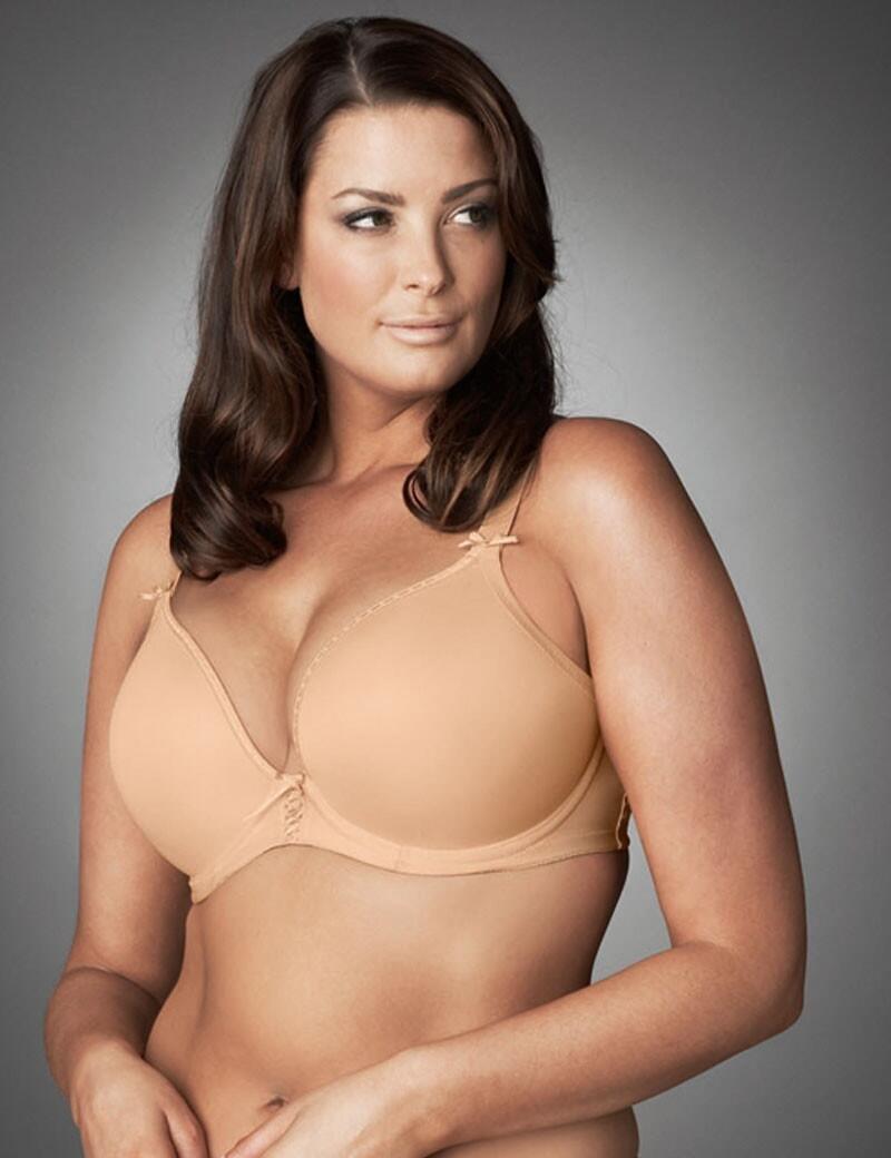 Elomi Smoothing : Foam Moulded Plunge Bra-OUTLET - Nude