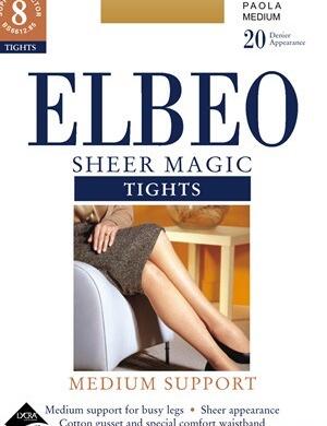 Elbeo: Medium Support Magic Tights - XL - Barely Black