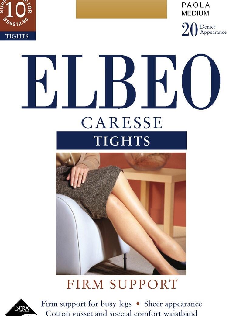 Elbeo: Firm Support Caresse Tights - Barely Black