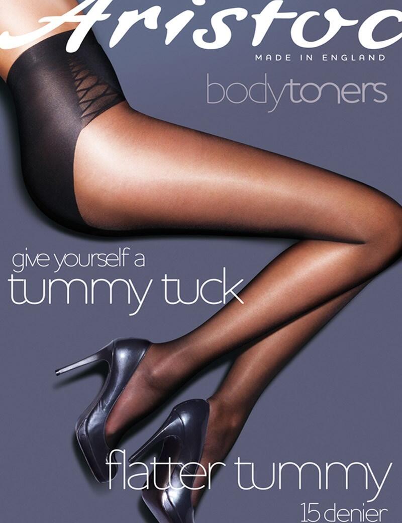 Aristoc: Bodytoners, Tummy Tuck Toner Tights - Black