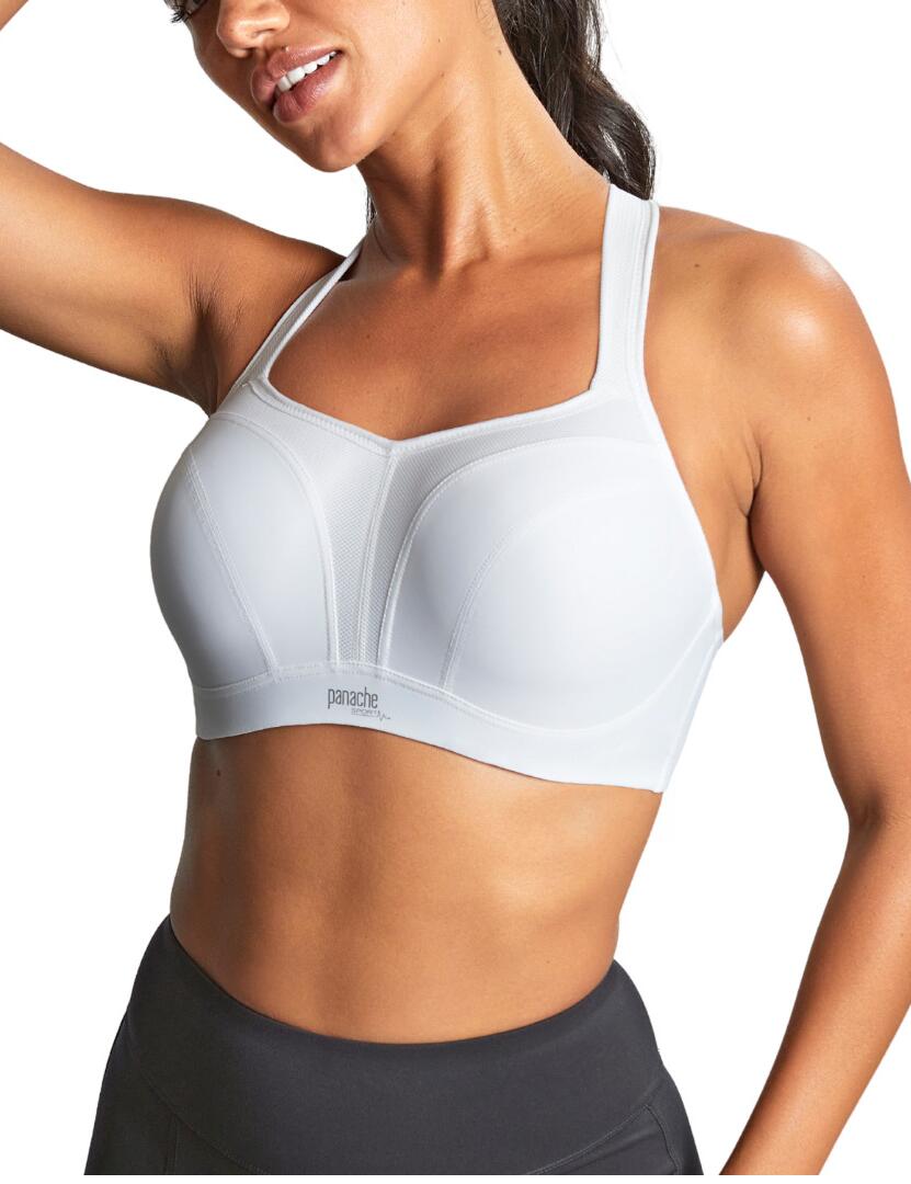 Panache Sport Power: Underwired Sport Bra 5021 - White