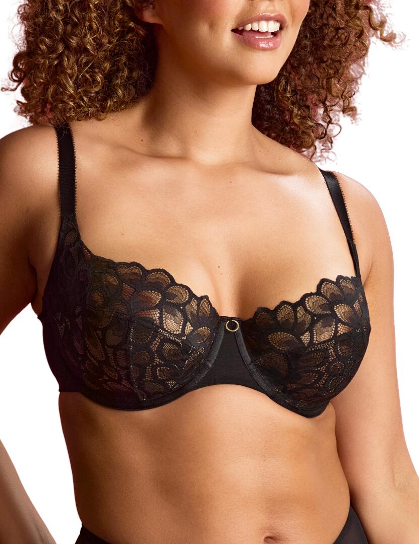 Panache Allure: Demi Balcony Bra 10761 - Black