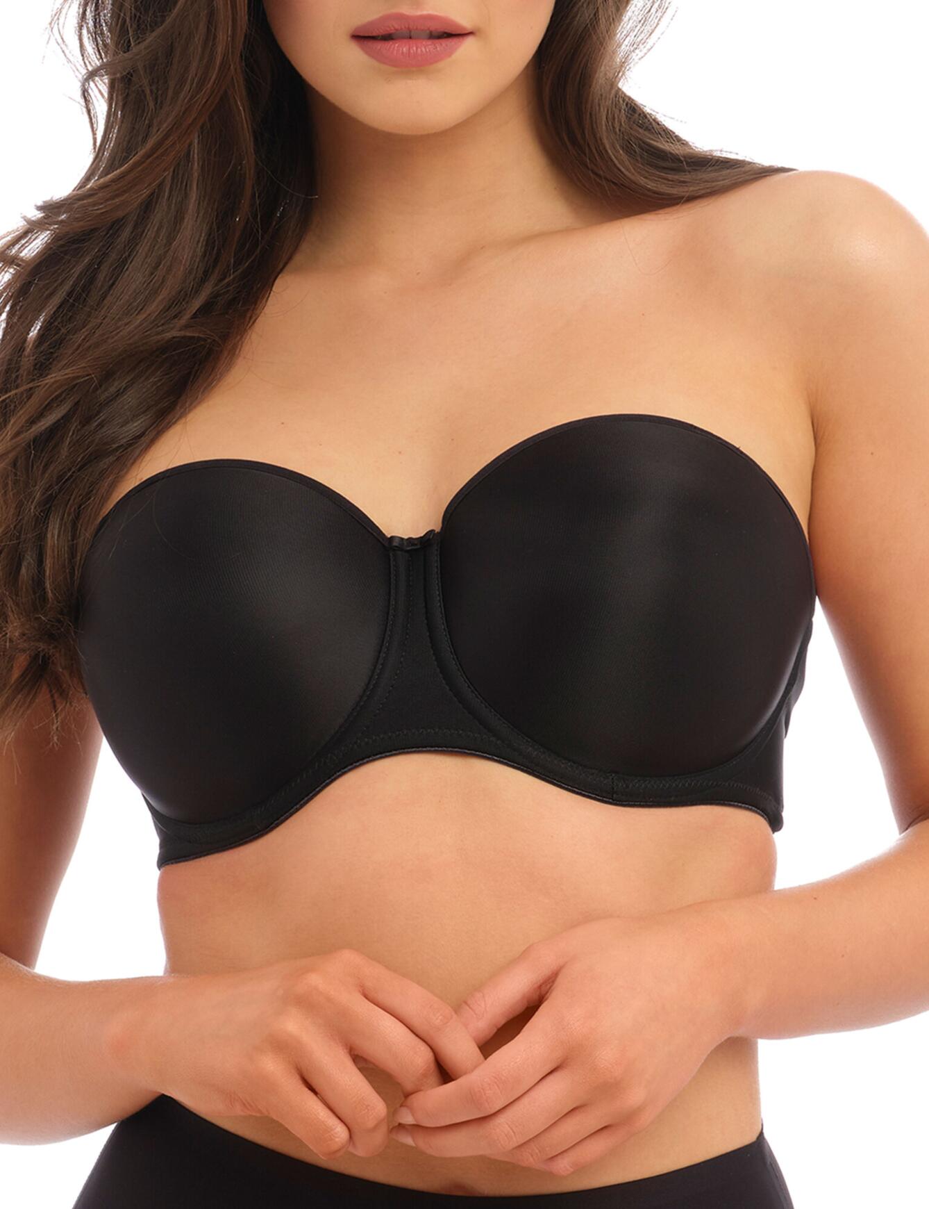 Fantasie Smoothing : Padded Strapless Bra FL4530 - Black