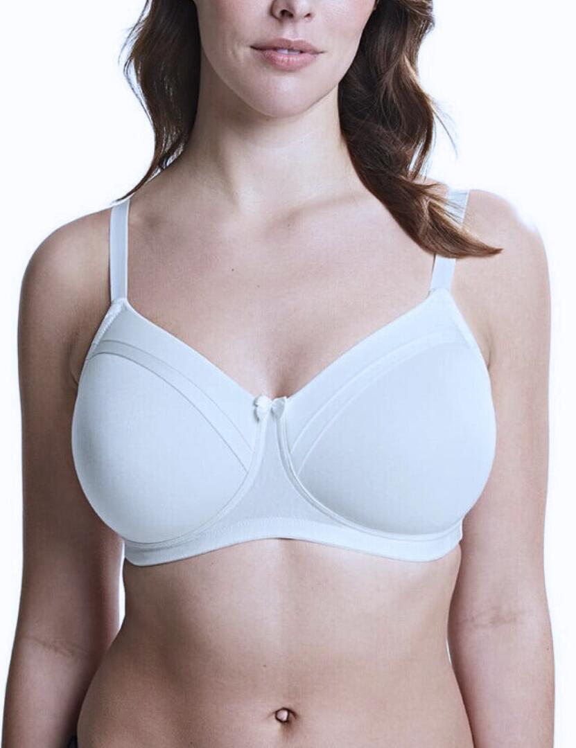 Royce Grace: Non-wired High Cotton Content Bra 513 - White