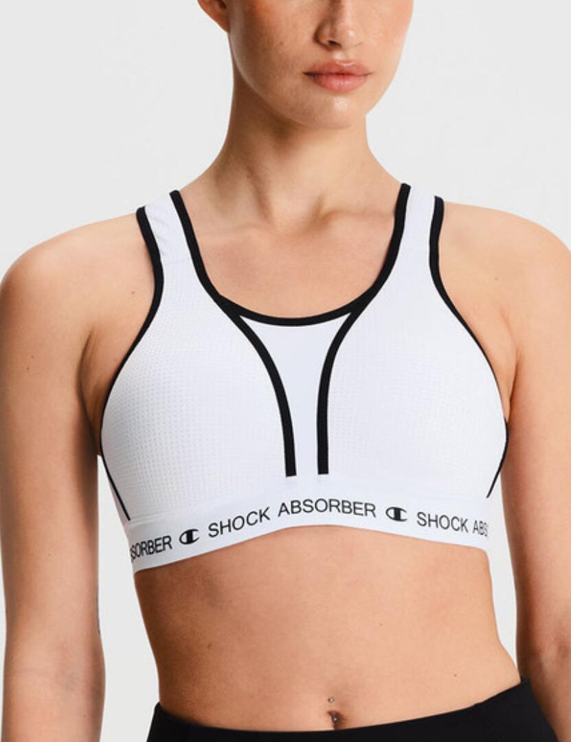 Shock Absorber Ultimate Run Padded: Sports Bra S0657 - White