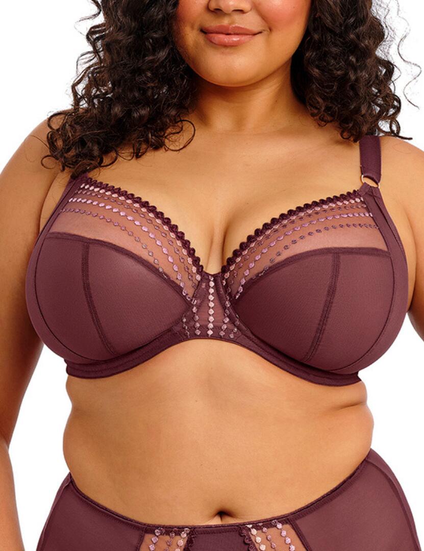 Elomi Matilda : Plunge Bra EL8900 - Sugarplum