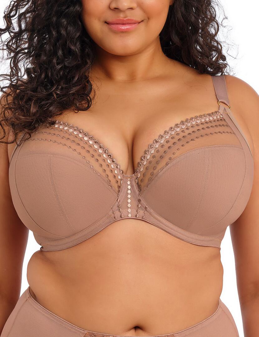 Elomi Matilda : Plunge Bra EL8900 - Praline