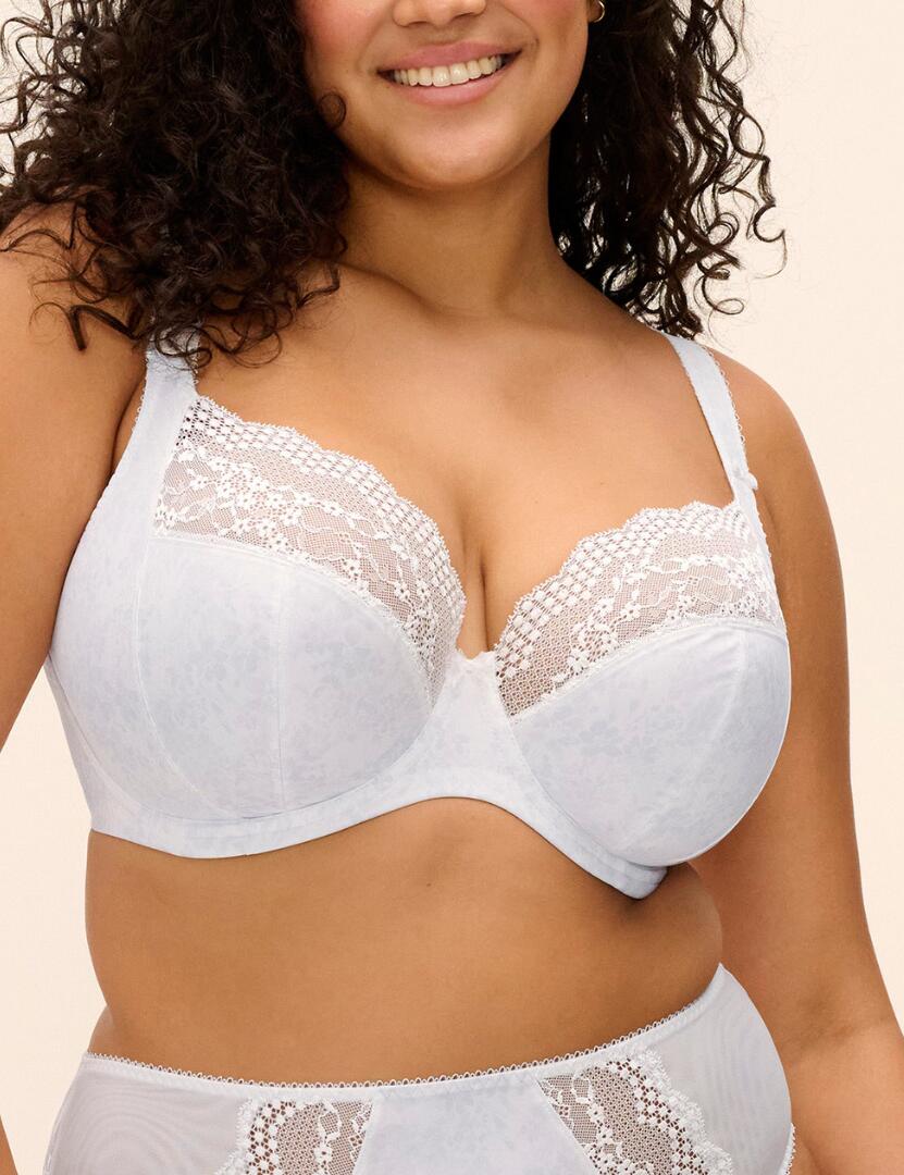 Elomi Lucie: Plunge Bra EL4490 - White