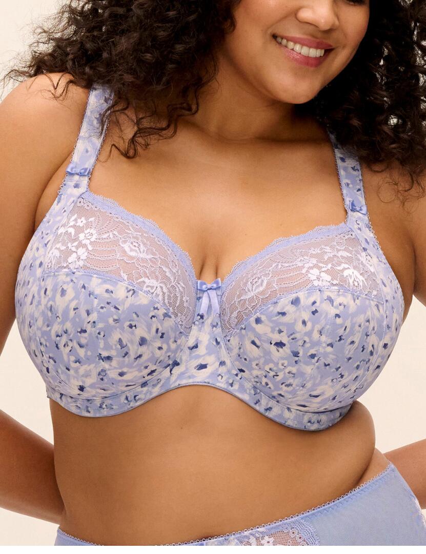 Elomi Morgan : Underwired Bra EL4110 - Blue Leopard
