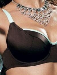 Freya Vodka Martini Underwired Balcony Bikini Top - Mint/Chocolate