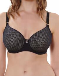 Freya Muse : Underwired Spacer Moulded Bra - Black