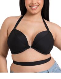 Curvy Kate Superplunge Multiway: Padded Plunge Bra CK022107 - Black