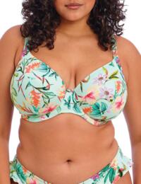 Elomi Sunshine Cove: Plunge Bikini Top ES801802 - Aqua