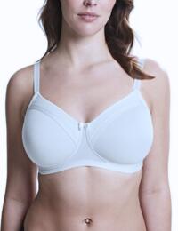 Royce Grace: Non-wired High Cotton Content Bra 513 - White