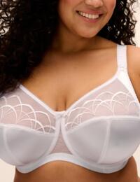 Elomi Cate : Full Cup Bra EL4030 - White