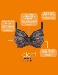 Elomi Morgan : Underwired Bra EL4110 - Ebony