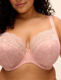 Elomi Lucie: Plunge Bra EL4490 - Pale Blush