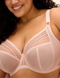 Elomi Matilda : Plunge Bra EL8900 - Pearl Blush