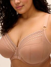 Elomi Matilda : Plunge Bra EL8900 - Cafe Au Lait